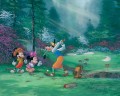 Dibujos animados de Mickey haciendo el tonto para niños